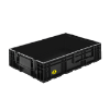 TP-R-KLT-6115 ESD İLETKEN KASA 400X600X147 resmi